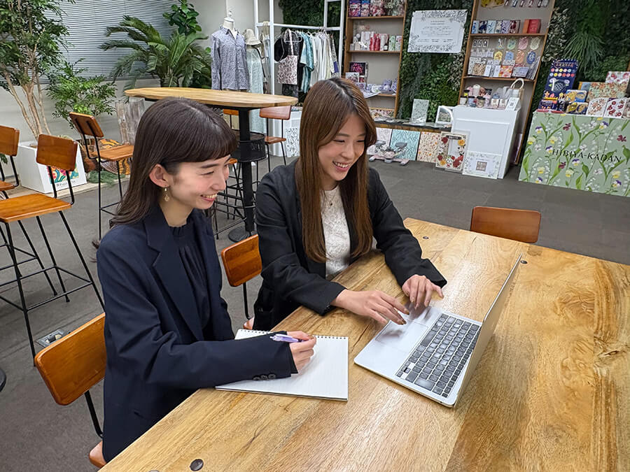 日比谷花壇さまインタビュー風景